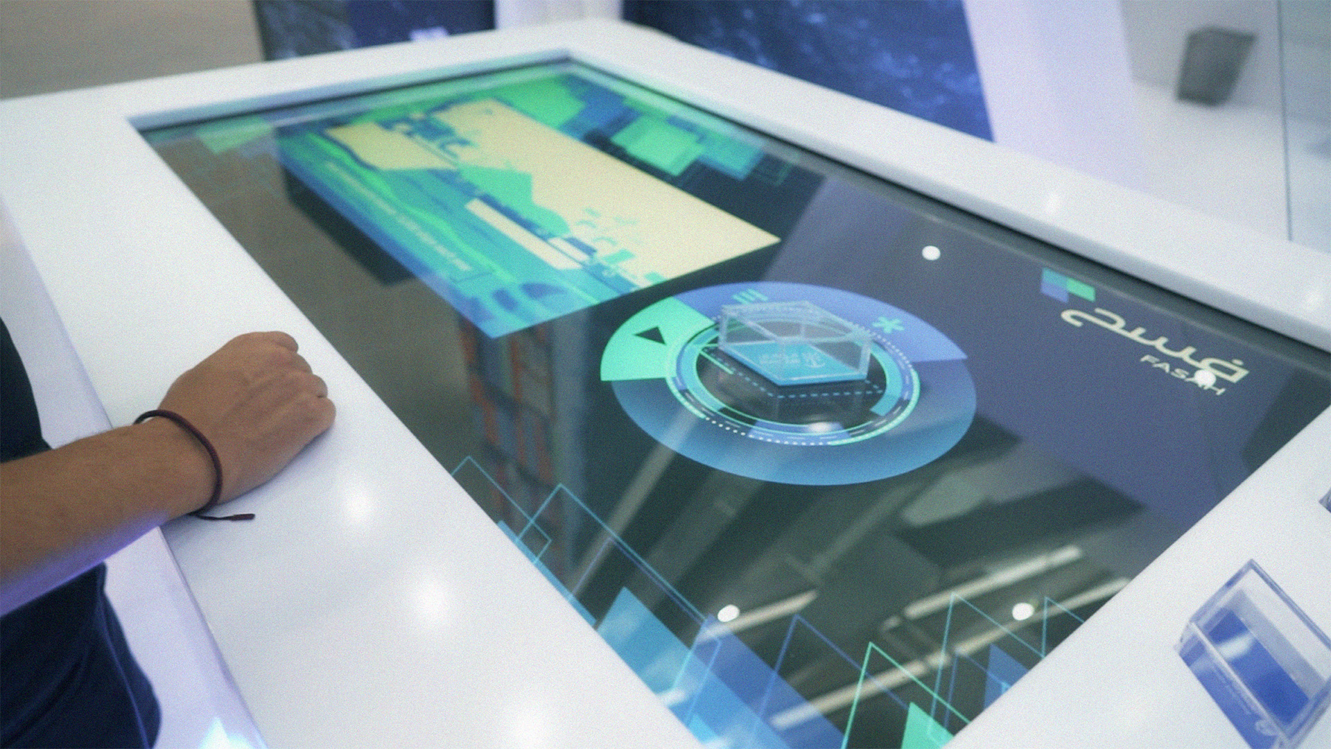 Interaktywne instalacje na targach GiteX